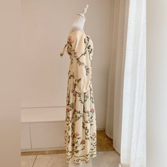 Agua by Agua Bendita Senlis Maxi Dress in Ivory - Picture 6 of 10